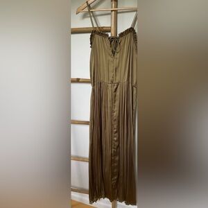Zara Olive Green Maxi Dress